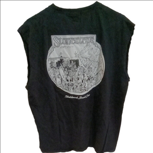 (413) Port and Company Stonetemps Black  Sleeveless Tee Size XL
